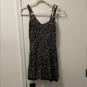 Kimchi Blue Black and Cream Mini Dress